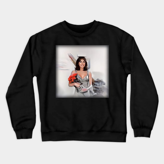 Tanya Roberts Crewneck Sweatshirt by fonchi76